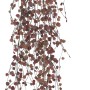 Hängende Kunstpflanze Peperomia in Bordeauxrot, 80cm, für eine lebendige Dekoration.