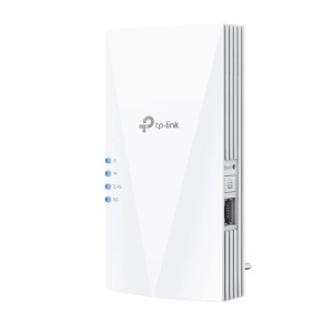 Weißer TP-Link WLAN-Repeater TP685075 Dualband für bessere Netzwerkabdeckung.