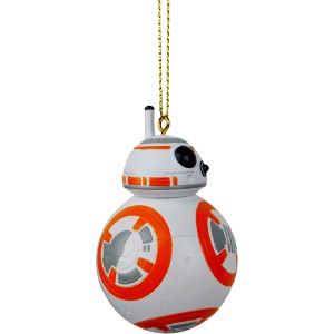 Star Wars Weihnachtsanhänger BB-8, 3D Baumbehang, handbemalt.