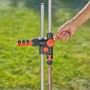 Gardena Gartendusche Duo mit Hand, die Strahl reguliert. Outdoor Dusche mit zwei Strahlformen.