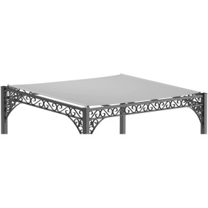 Eleo Sonnensegel 300 cm x 200 cm für Pergola Elba/Ischia Lichtgrau