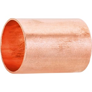 Löt-Muffe aus Kupfer, 22 mm Durchmesser, geeignet für Kupferrohre, 10 Stück