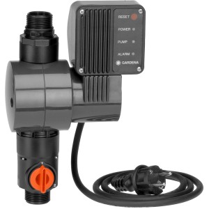 Gardena Elektronischer Druckschalter mit Trockenlaufsicherung für Pumpen und Hauswasserwerke.