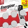 Energizer Lithium Knopfzelle CR2032, 6er Pack. Knopfzellen für Geräte, zuverlässige Energie.