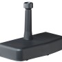 Anthrazitfarbener Schirmständer Fremont, 20 kg, für Balkonschirme bis Ø 200 cm.
