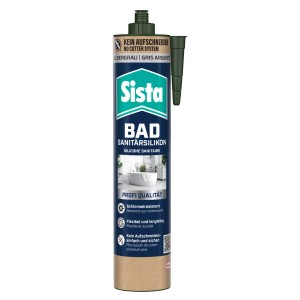 Sista Sanitär-Silikon für Bad & Küche Silbergrau 280 ml