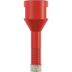 Roter kwb Fliesenbohrer M14, 10 mm Durchmesser, für Winkelschleifer, Diamantbohrkrone.