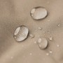 Detailaufnahme: Wasserabweisender Bezug des Sitting Point Sessel Swing in Khaki.