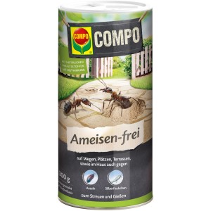 Compo Ameisen-frei N 300g: Dose mit Ameisenmittel zur Bekämpfung von Ameisen, Asseln und Silberfischchen.