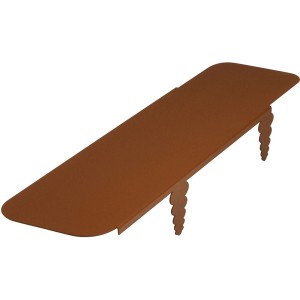 Bellissa Rasenkante Mähroboter Corten, 2er Set, 43,7x12x6,5 cm. Beetbegrenzung aus Cortenstahl.