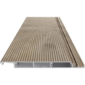 Terassendiele DreamDeck Alu Eiche 1,3 x 13,6 x 600 cm