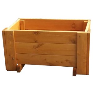 Gaspo Blumenkasten Classic, 66 cm, honigbraun, aus Fichtenholz.