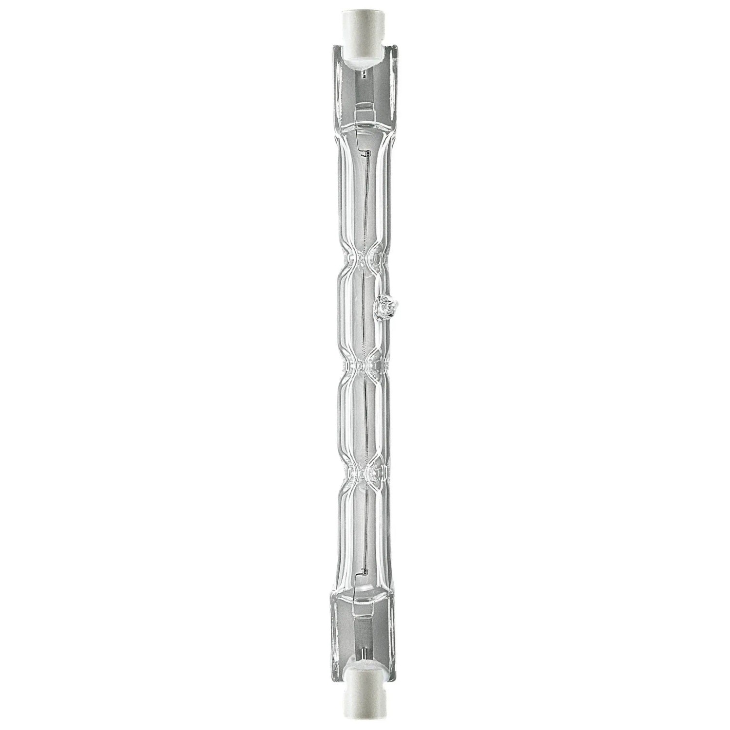 Osram Halogenbrennstab R7s, 120W, Warmweiß, 11,4cm Länge. Halogenlampe für Innen- und Außenbereich.