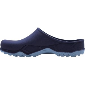 Blau-hellblauer Gartenclog, Größe 37/38, ideal für Gartenarbeit und Freizeit.