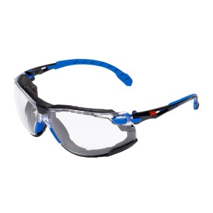 3M Premium-Schutzbrille Solus Klarsichtscheibe Blau-Schwarz
