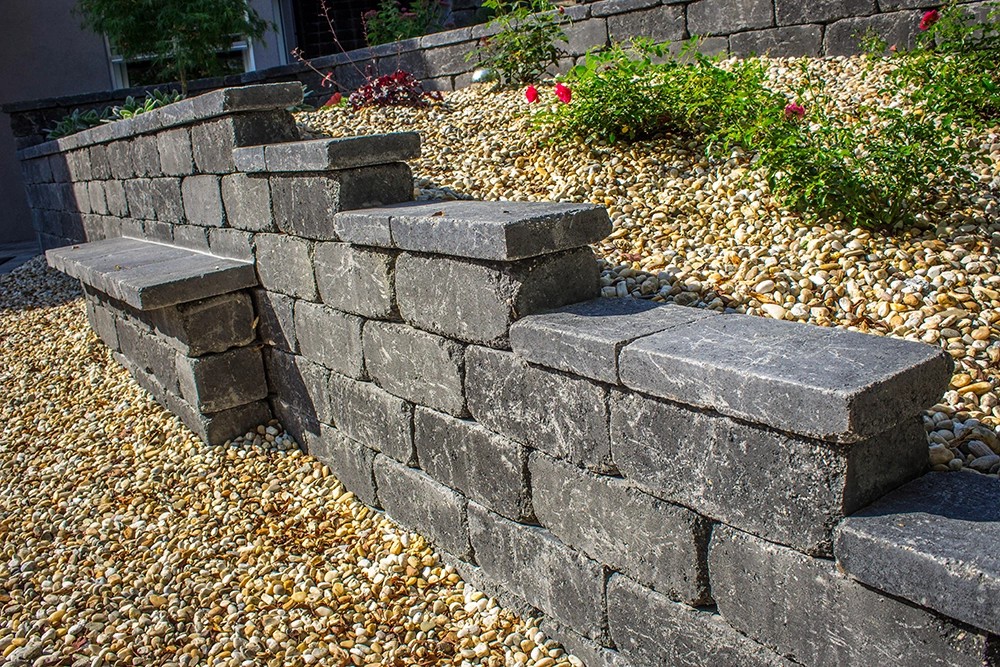 Mauer Antik gerumpelt Mauerstein Anthrazit 36x18x12 cm kaufen bei OBI