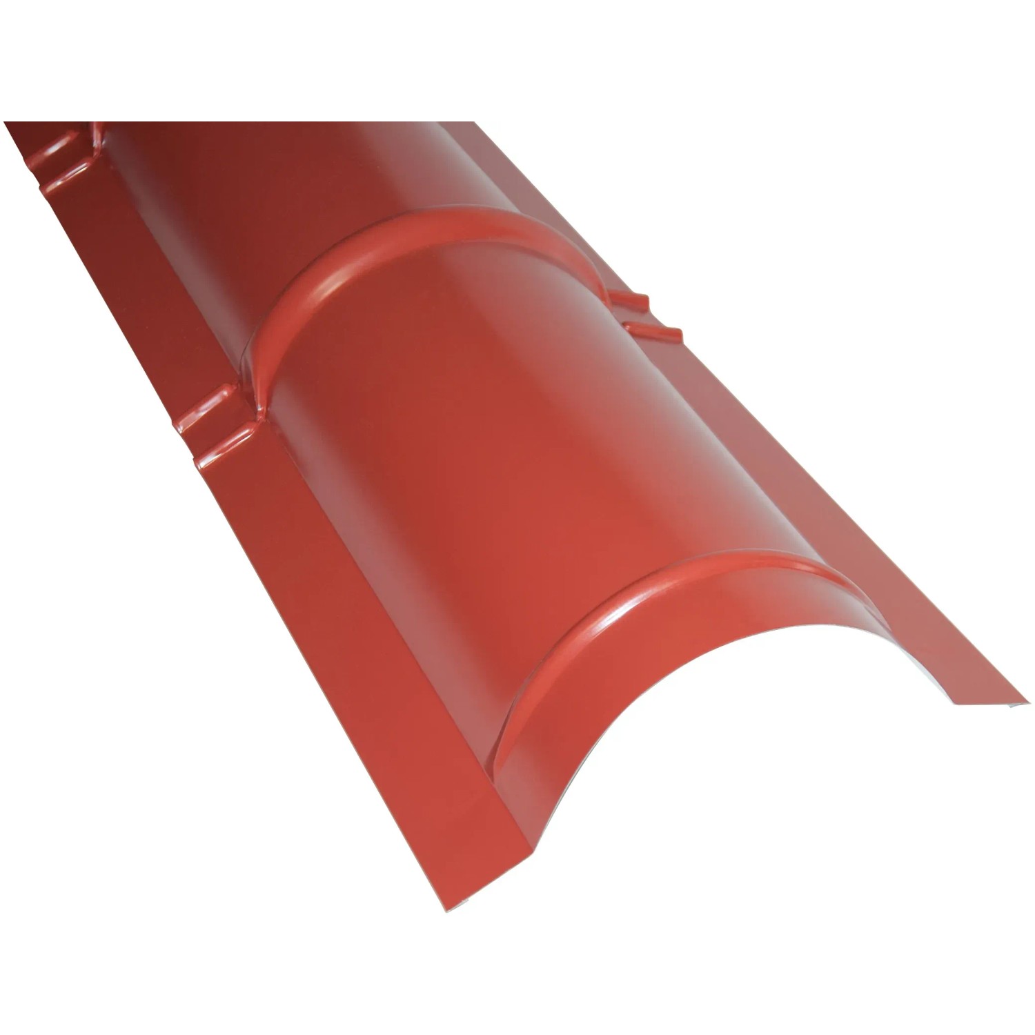 Salux Firsthaube 1100x440mm Klar - Dach Firsthaube PVC - Für Kunststoffdächer UV-beständig