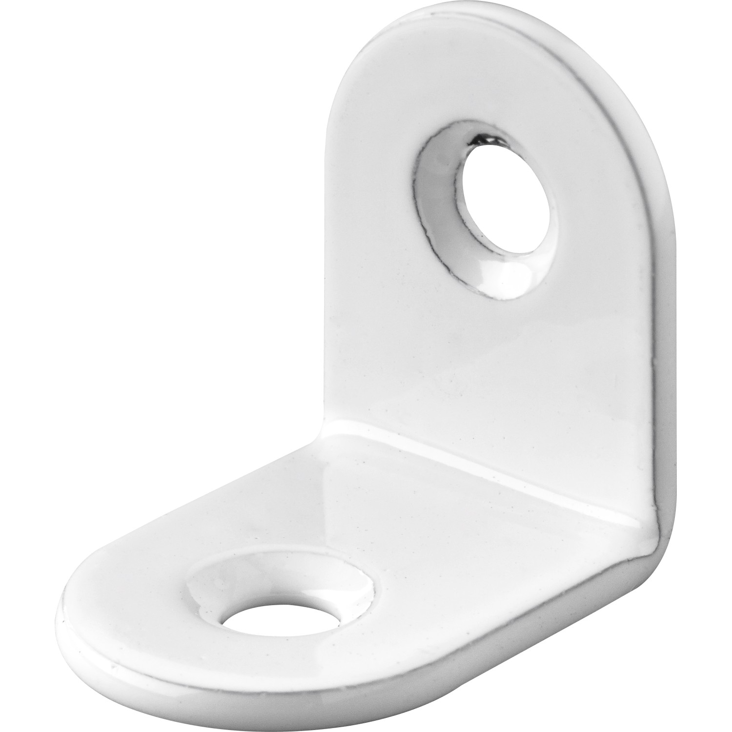 Hettich Stuhlwinkel, 20x20x15 mm, Stahl, weiß pulverbeschichtet, 10er-Pack.