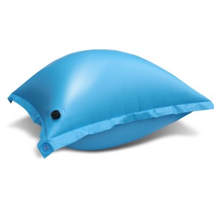 Blaues CF Winterkissen 10x10x4,5cm für Pool Winterplane, schützt vor Schäden durch Eis und Schnee.