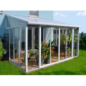 Palram - Canopia  SanRemo 3 x 4.25 Wintergarten Weiß