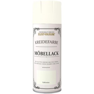 Rust-Oleum Kreidefarbe Möbellack Spray, Kalkweiß, 400ml Dose.