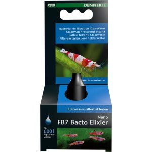 Dennerle Nano FB7 Bacto Elixier, 15ml Wasserpflegemittel für klare Nano-Aquarien.