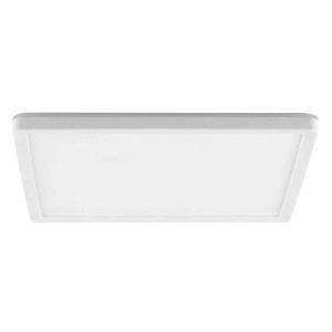 Weiße, flache LED-Deckenleuchte Avola, 29,3 cm, für Küche, Flur und Arbeitszimmer.