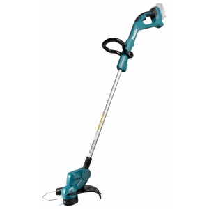 Makita Akku-Rasentrimmer DUR193Z, 18V, mit Teleskopstiel und ergonomischem Griff für komfortables Trimmen.