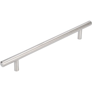 Siro Möbelgriff 1407, Edelstahl feingeschliffen, Lochabstand 160 mm.