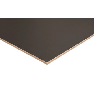 Siebdruckplatte Eukalyptus Pro, 250x125x1,2 cm, braune, rutschfeste Oberfläche für Regalböden.