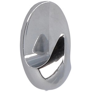 Siro Haken H214 Kunststoff Chrom Glänzend Selbstklebend 3 Stück