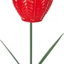 Gartenstecker Tulpe Eisen Rot 70 cm x Ø 5,5 cm_2