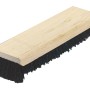 LUX Tapezierbürste (23,5 cm) mit Holzgriff und schwarzen Borsten zum Glattstreichen von Tapeten.