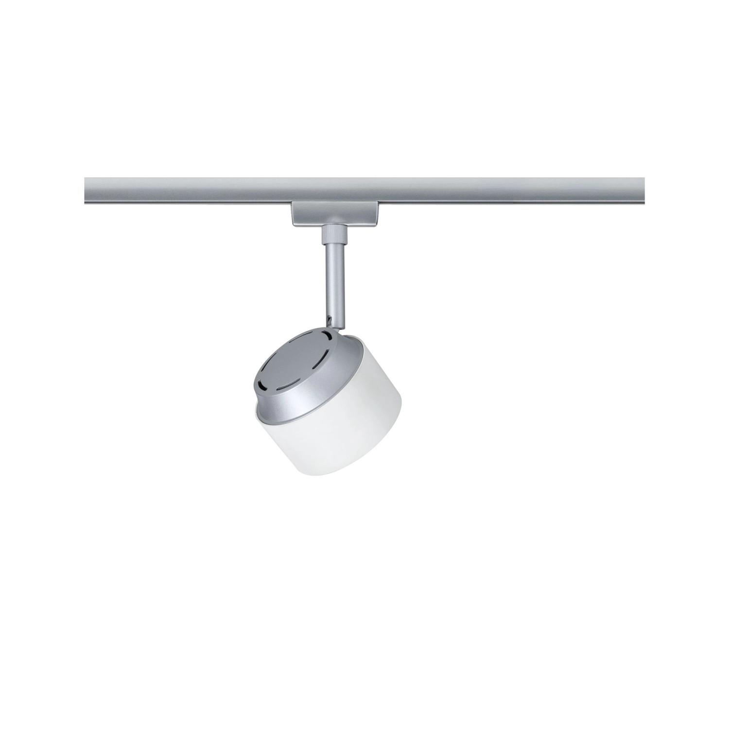 Paulmann URail LED-Spot Pane, weiß/chrom, 7,4W, 2700K, für Schienensysteme.