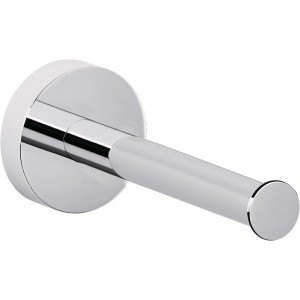 Verchromter Tesa Smooz Ersatzrollenhalter für Toilettenpapier, modernes Bad-Design.