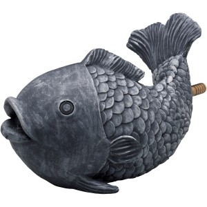 Oase Wasserspeier Fisch aus Polyresin für den Gartenteich, Teichdeko.