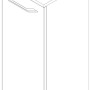 Fackelmann Bad-Hängeschrank B.Clever Alaska Esche, 30,5 cm breit.