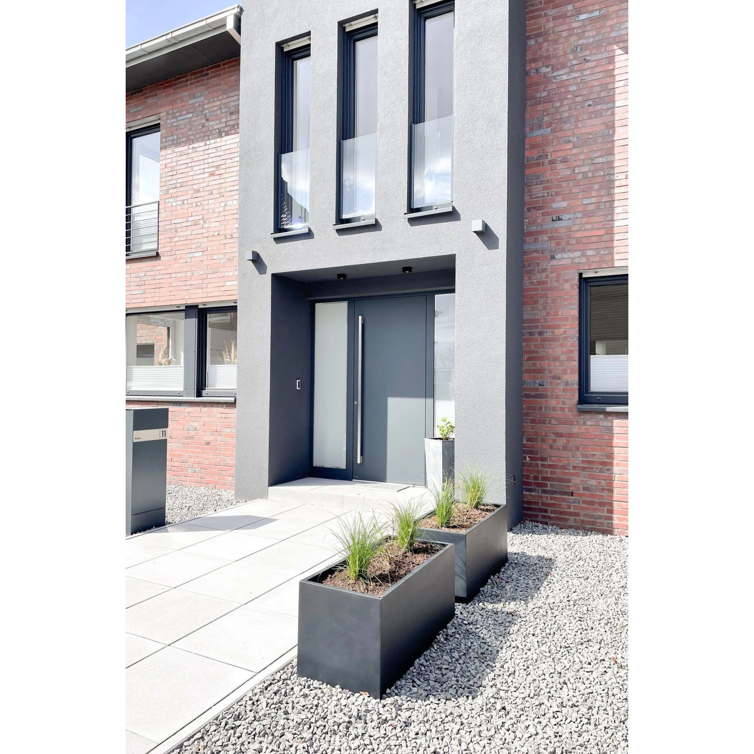 Vivanno Pflanzkübel Maxi 120 cm x 45 cm x 45 cm Anthrazit kaufen bei OBI