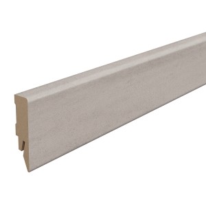 Egger Sockelleiste L598 Chromix Silber für Fußboden, MDF-Leiste