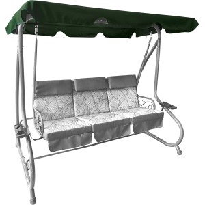 Ersatzdach für Hollywoodschaukel Talca 3-Sitzer 145 x 227 cm Dunkelgrün