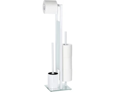 Wenko Stand WC-Garnitur Rivalta Weiß bei x x cm cm 20 cm 18 70 OBI kaufen