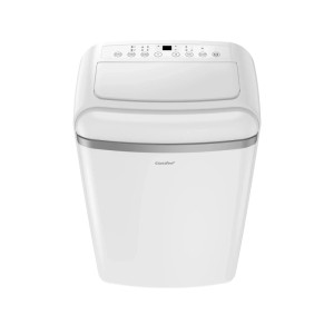Weiße Comfee Klimaanlage PAC 12000, mobiles Klimagerät für Innenräume.