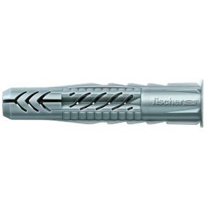 Fischer Universaldübel UX 10x60 R, geeignet für Voll-, Loch- und Plattenbaustoffe.