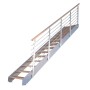 Treppe Kos 15 Stufen Buche Geölt 87 cm Design-Geländer Grau FSC®_2