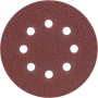 Bosch Schleifblatt K40, Ø 125 mm, für Exzenterschleifer. Set mit 25 Stück.