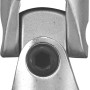 Einhell Werkzeugkoffer: Detailaufnahme Kardangelenk-Adapter aus Chrom-Vanadium-Stahl.