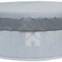Home Deluxe Whirlpool Splash, Ø 208 cm, Betonoptik mit Abdeckung.