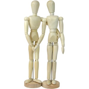 Daler-Rowney Gliederpuppe, weiblich, 30 cm, aus Holz, für Malbedarf.