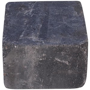 Mauerstein Antik gerumpelt, Anthrazit, 18x18x12cm, für Mauersysteme und Beeteinfassungen.