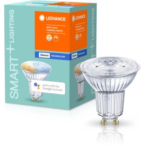 Ledvance Smart+ Bluetooth LED-Reflektorlampe PAR16 GU10, tunable white, für smarte Beleuchtung.